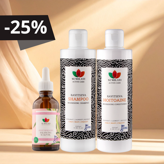 Sumilayi Päänahan Hoitosetti - Hiuspohjan tasapainoa